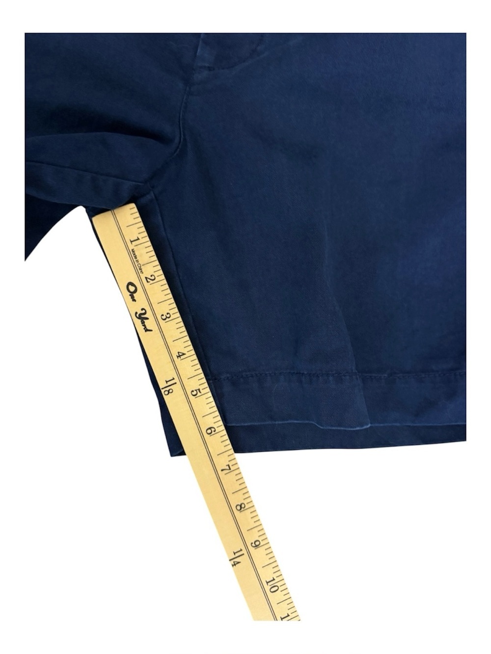Lauren Ralph Lauren Navy Cotton Shorts Size 8 Petite - Picture 6 of 7